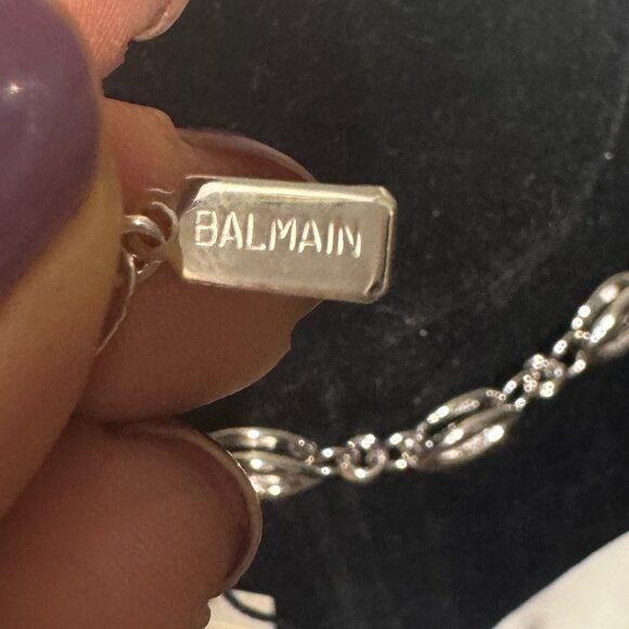 Pierre Balmain Silver Plated Chain - Unisex - Picture 4 of 5